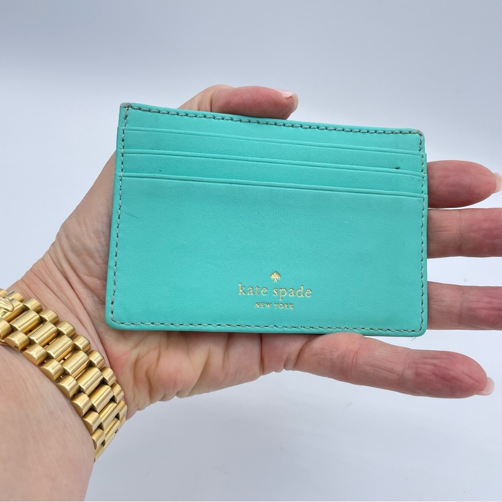 Kate Spade Wallet/Card Holder OS Tiffany Blue - Picture 6 of 15